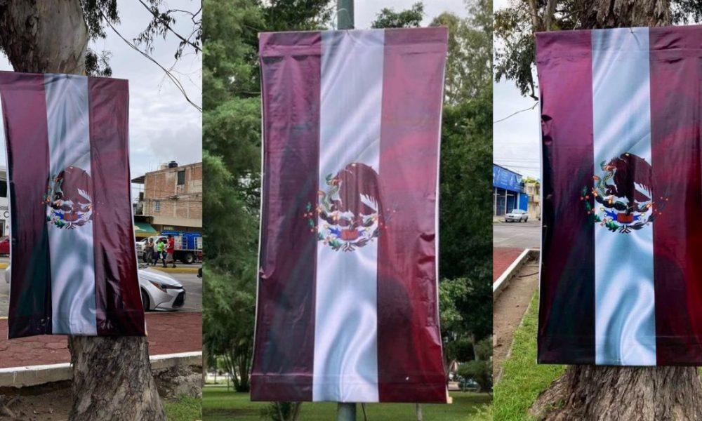 Gobierno de Nayarit modifica bandera mexicana con los colores de Morena -  NDS Noticias