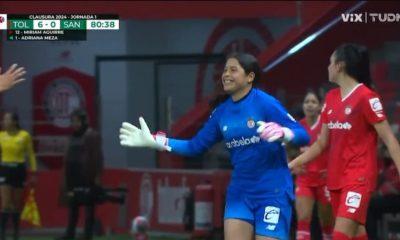 Adriana Meza debuta en la Liga MX Femenil