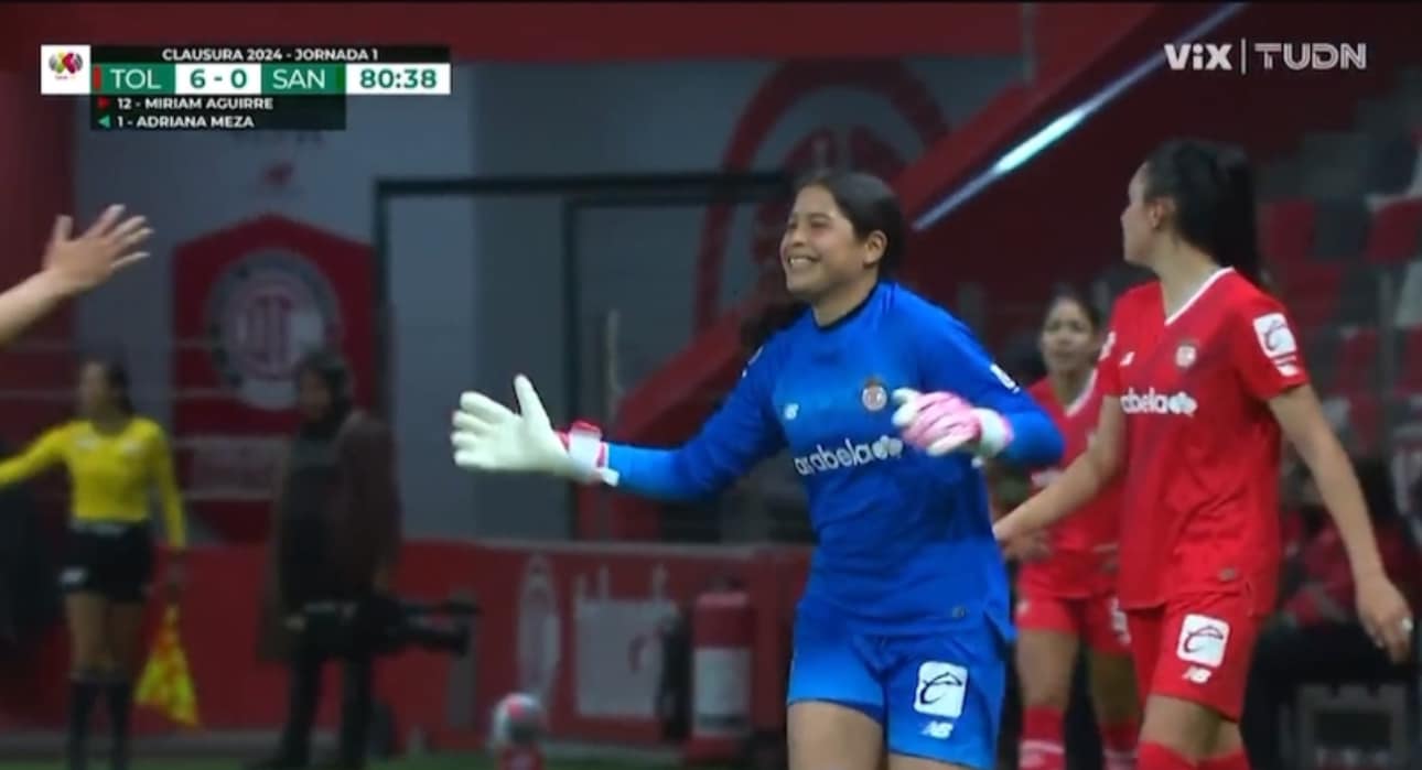 Adriana Meza debuta en la Liga MX Femenil