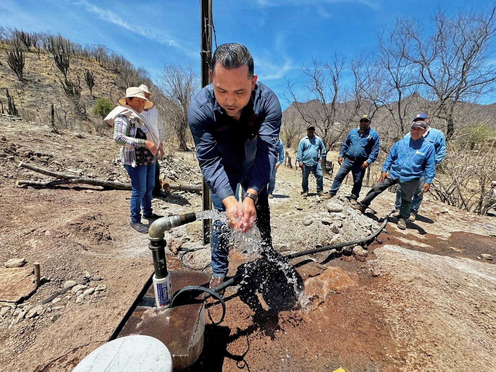 Llegó el agua a Sejaqui