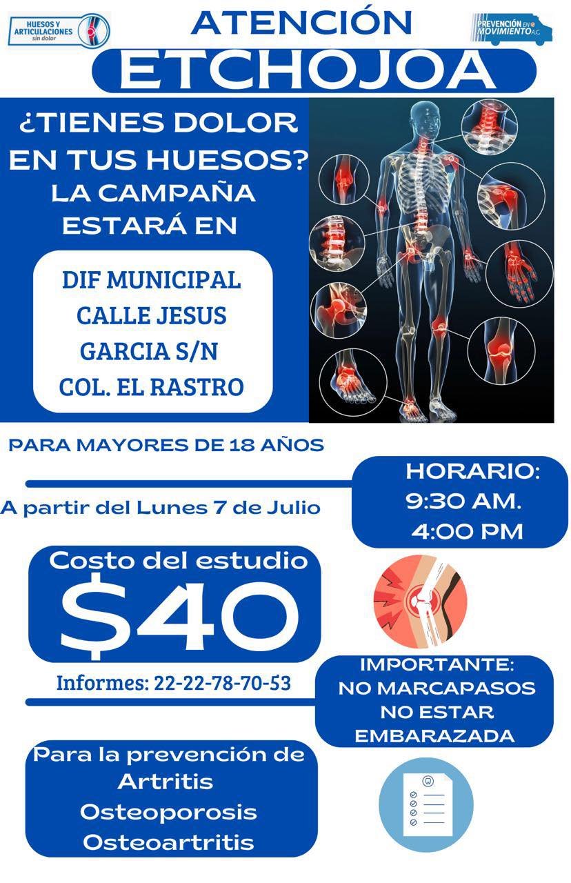 ¡En Etchojoa ya puedes realizarte un estudio para prevenir enfermedades!