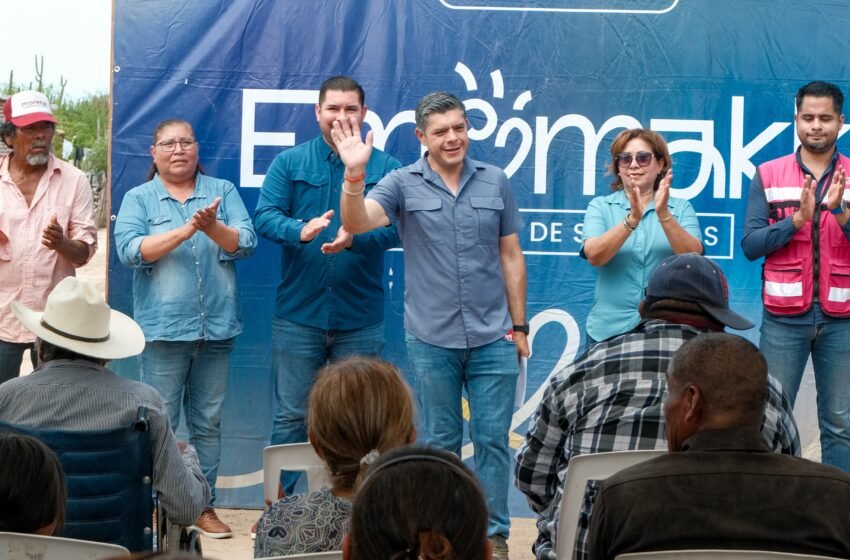 Gobierno de Huatabampo lleva servicios esenciales a la Loma de Los Angelitos con Jornada “Emomakki”