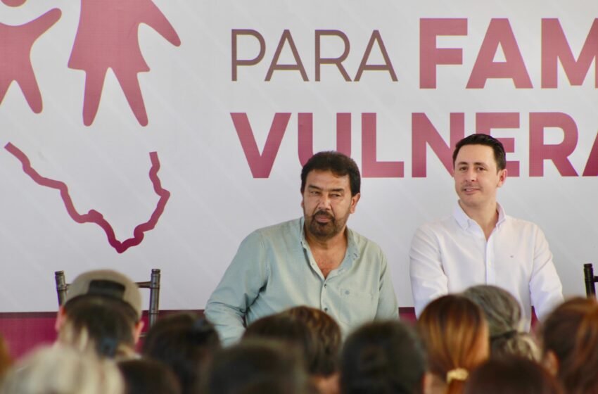 Gobernador Alfonso Durazo beneficia a 688 familias de Etchojoa con apoyos económicos