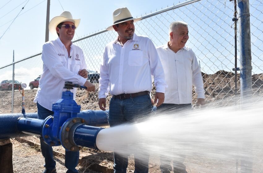 ¡Más agua para el oriente!: Elías Retes pone en funcionamiento nuevo pozo