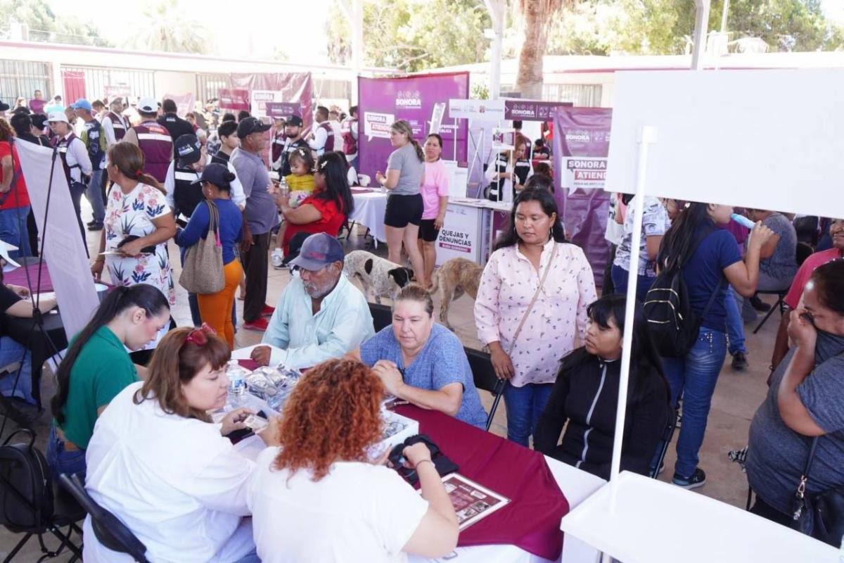 Beneficia Gobernador Durazo a más de 14 mil familias con jornadas de servicios gratuitos “Sonora Atiende” en Hermosillo