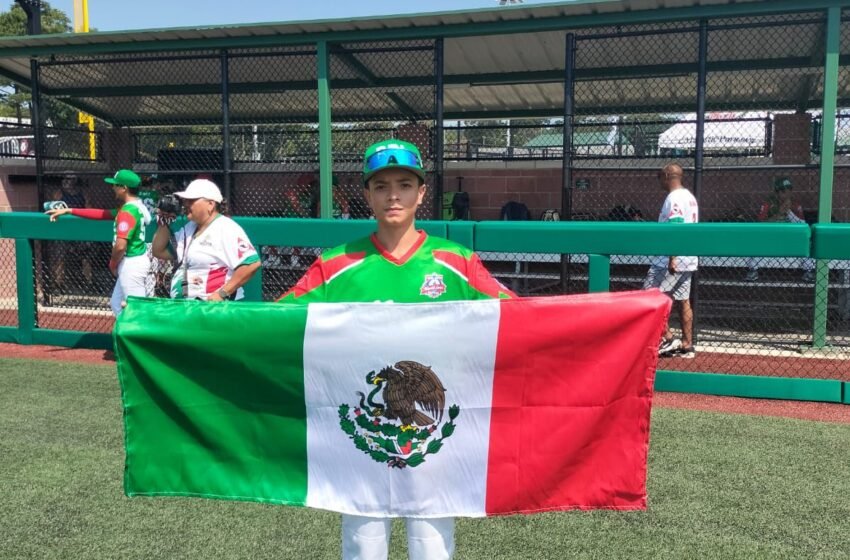 José Alfredo Navarro Valenzuela, #OrgulloEtchojoense que participa en el Mundial de Béisbol Babe Ruth League