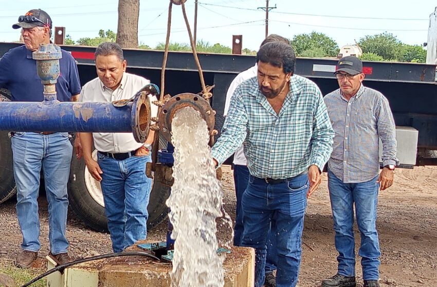 Restablecen el Pozo de Campanichaca #1 que abastece a la Cabecera Municipal de Etchojoa