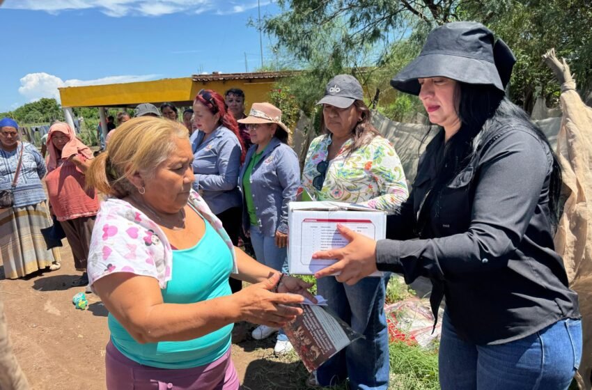 Comienza la entrega de canastas alimentarias a familias afectadas por las lluvias en Etchojoa