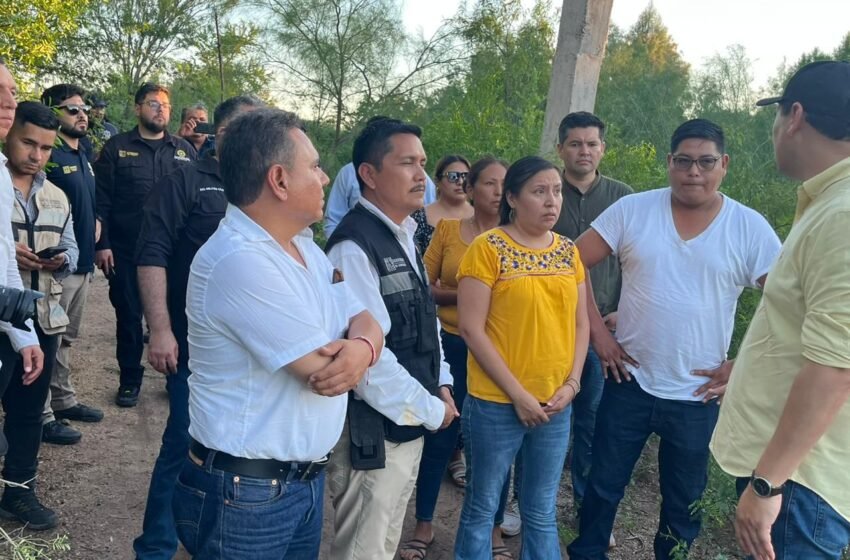 Supervisan comunidades afectadas por el ciclón “Lorena”