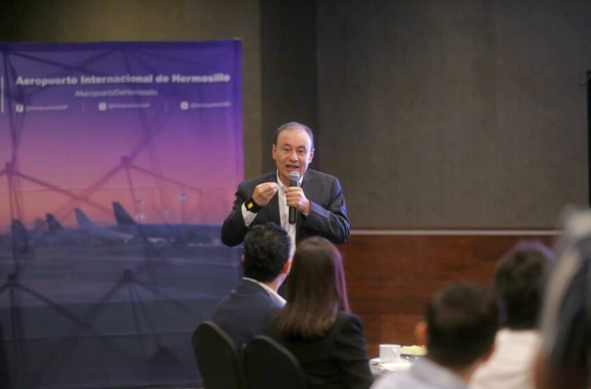 Gobernador Durazo detona economía, turismo y conectividad con nueva ruta aérea Hermosillo-Mazatlán