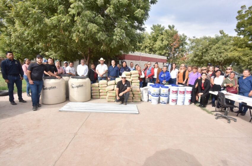 BENEFICIA COVES A FAMILIAS NAVOJOENSES CON MATERIALES PARA VIVIENDA