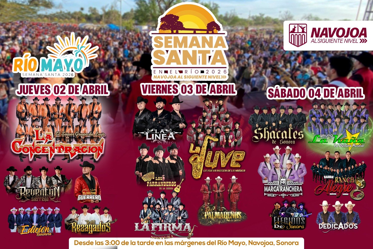 Estamos listos para vivir la mejor Semana Santa en el Río Mayo 2026