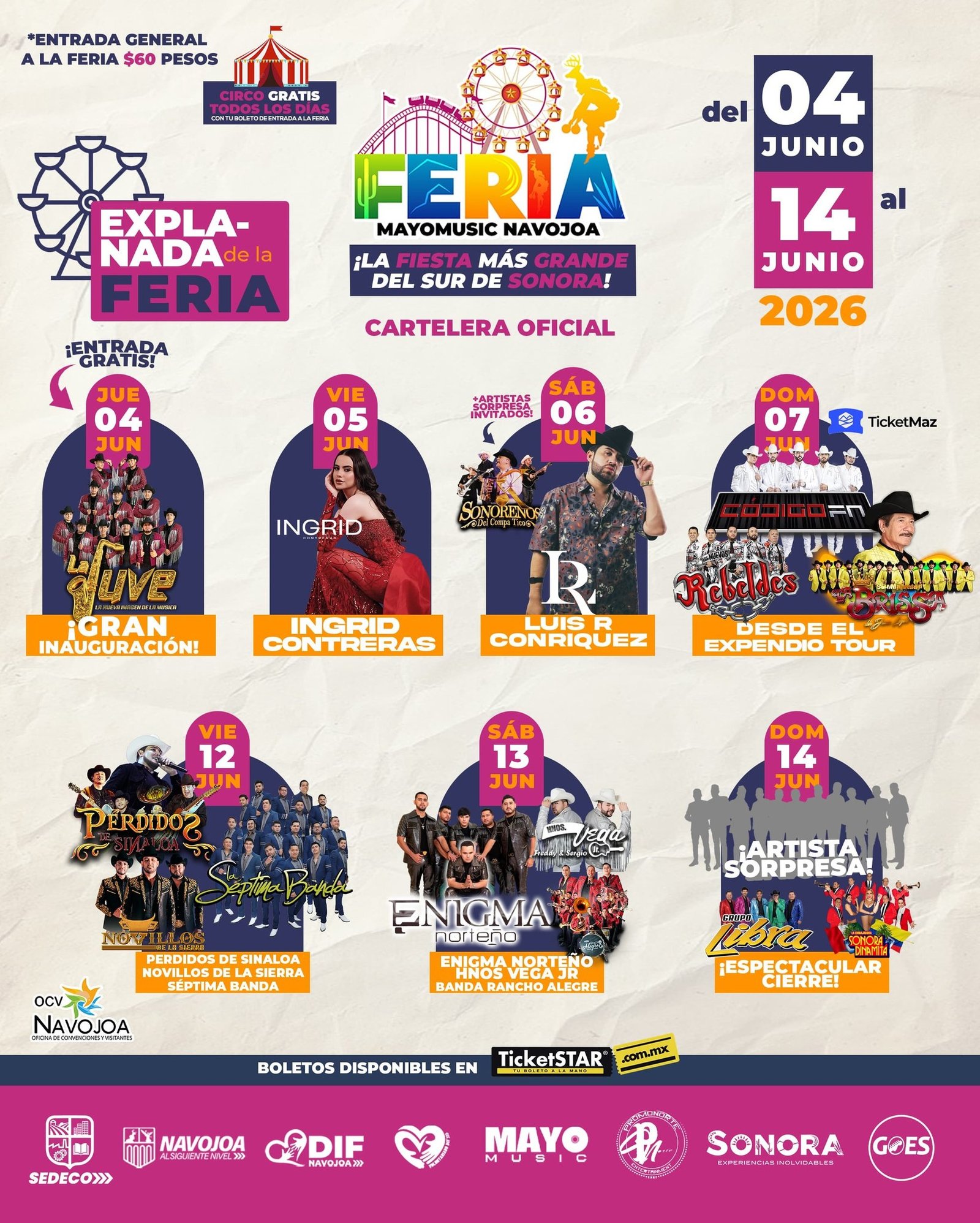 Feria Mayo Music Navojoa 2026