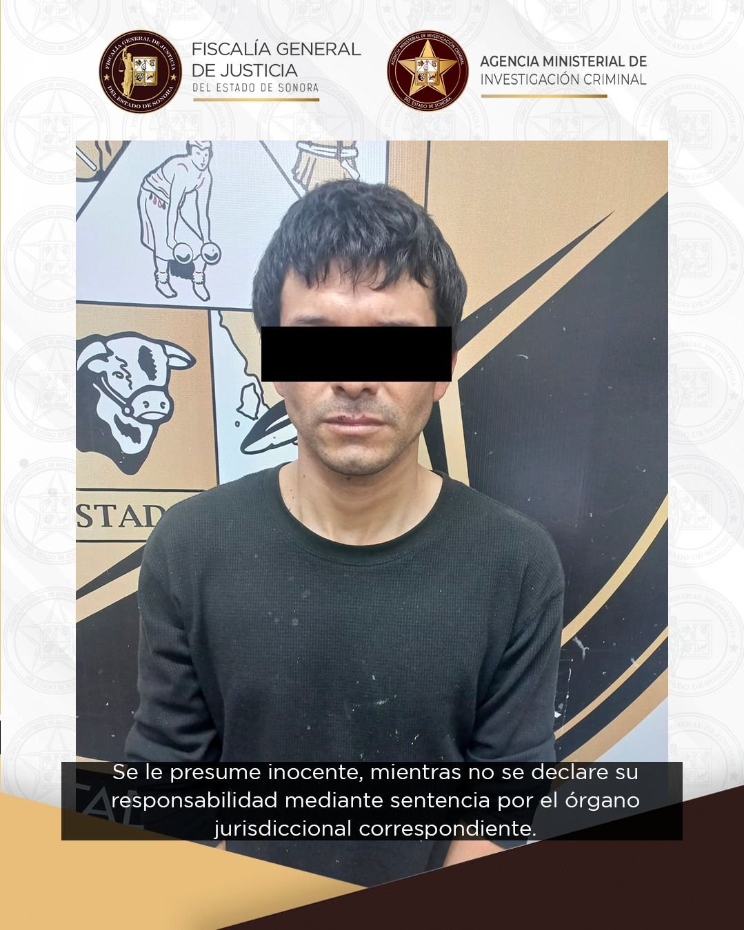 FGJES ejecuta orden de aprehensión contra Ángel Alexis «N» por homicidio en Navojoa