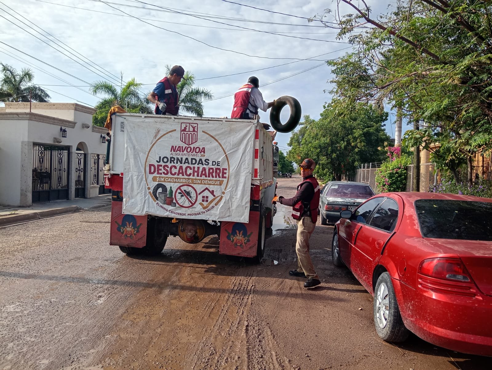 Continúan acciones de descacharre en Navojoa para prevenir el dengue